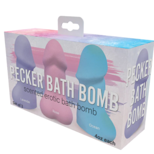 Pecker Bath Bombs 3 Pk