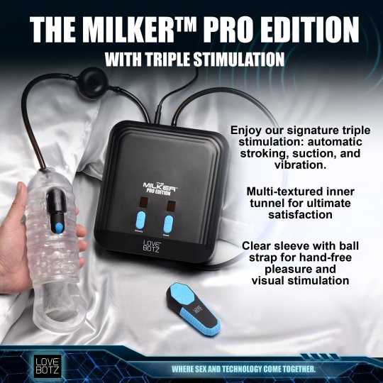 The Milker Pro Edition with Automatic Stroking, Suction and Vibration - Image 9