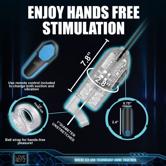 The Milker Pro Edition with Automatic Stroking, Suction and Vibration - Image 7