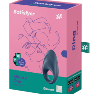 Satisfyer Mighty One Ring Vibrator-Blue