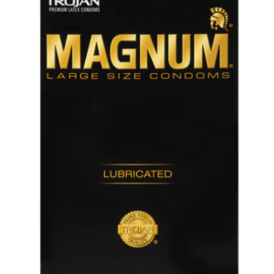 Trojan Magnum Large Size Lubricated - 12 Pack
