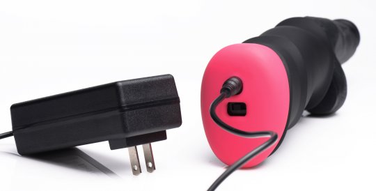 Mega-Pounder Hand-held Thrusting Silicone Dildo - Image 3