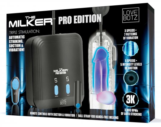 The Milker Pro Edition with Automatic Stroking, Suction and Vibration - Image 3