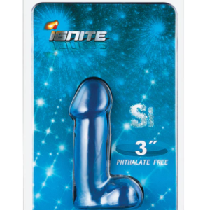 Ignite Pocket Cocks with Balls-Blue 3"
