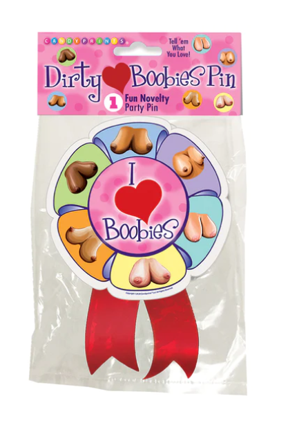 I Love Boobs Pin
