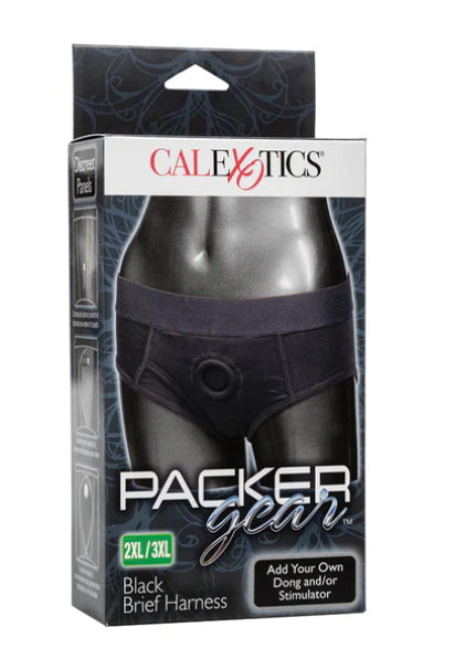 Packer Gear Black Brief Harness 2XL/3XL