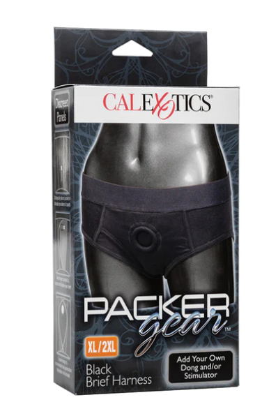 Packer Gear Black Brief Harness XL/2XL