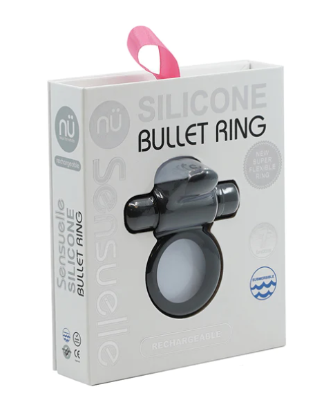 Sensuelle Silicone Ring-Black