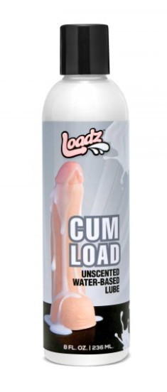 Cum Load Unscented Water-Based Semen Lube- 8 oz