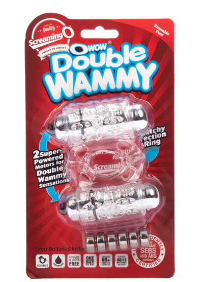 Screaming O OWow! Double Wammy-Clear