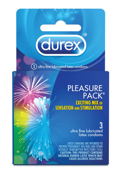 Durex Pleasure Pack - 3 Pack