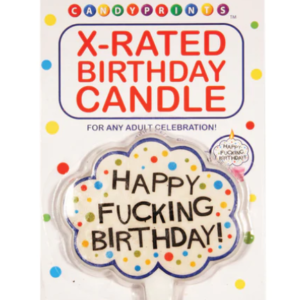 X-Rated Birthday Candle