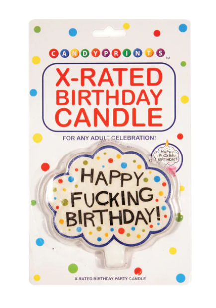 X-Rated Birthday Candle