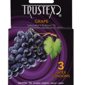 Trustex Flavored Condom-Grape (3 Pack)