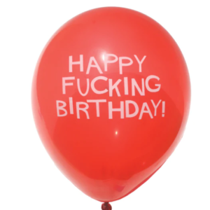 X-Rated Birthday Party Balloons 8 Count
