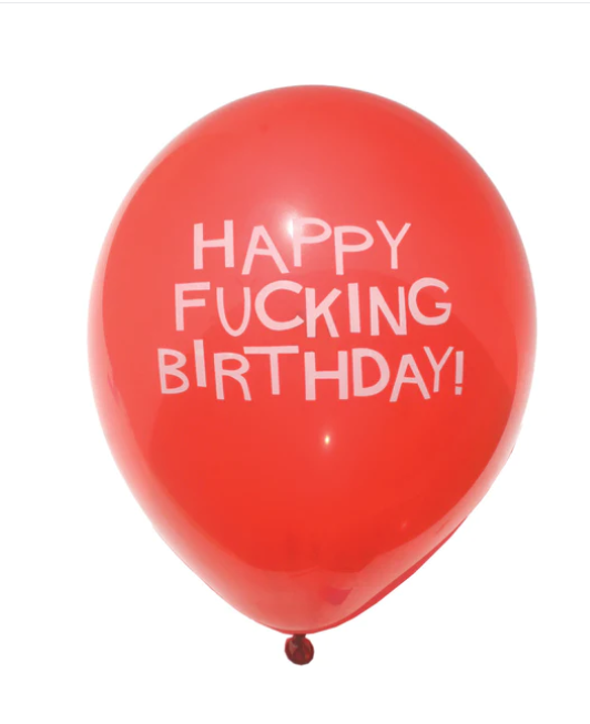 X-Rated Birthday Party Balloons 8 Count