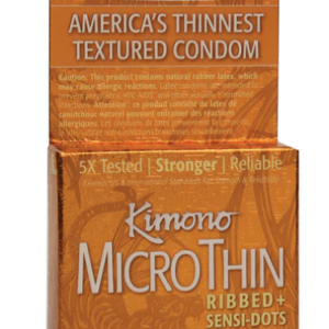 Kimono MicroThin Ribbed SensiDots (3 Pack)