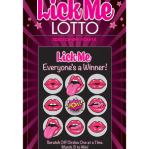 Lick Me Lotto Scratch Off Tickets 12 Pack