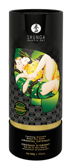 Shunga Oriental Crystals Bath Salts-Lotus Flower 17.6oz