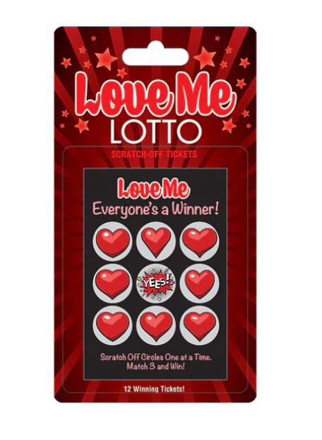 Love Me Lotto Scratch Off Tickets 12 Pack