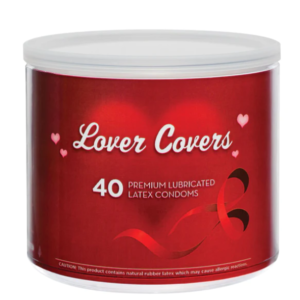 Lover Covers Condoms Jar of 40