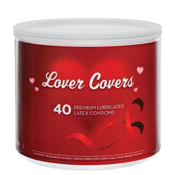 Lover Covers Condoms Jar of 40