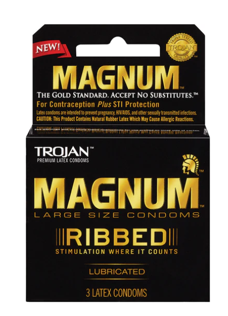 Trojan Magnum Ribbed (3 Pack) (Subscription)