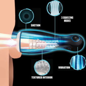 Auto Milker Extreme 16X Sucking, Squeezing, and Vibrating Masturbator