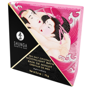 Shunga Moonlight Bath Sea Salt Crystals-Aphrodisia 2.6oz