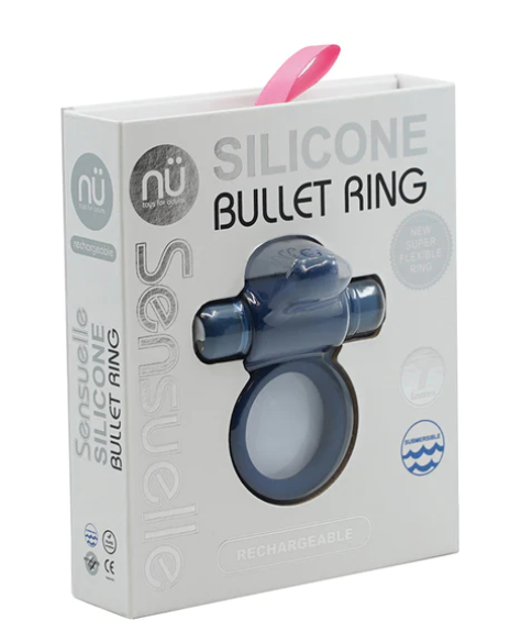 Sensuelle Silicone Ring-Navy