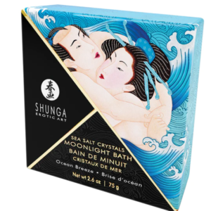 Shunga Moonlight Bath Sea Salt Crystals-Ocean Breeze 2.6oz