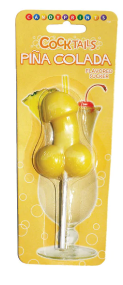Pina Colada Cocktail Sucker