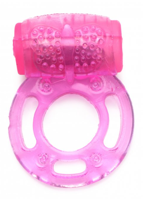 Pink Vibrating Cock Ring