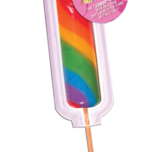 Jumbo Rainbow Cock Pops - Each