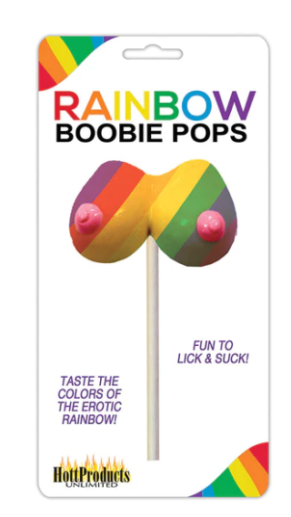 Rainbow Boobie Pops - 1.48 Oz.