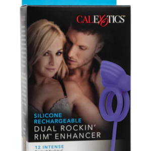 Silicone Rechargeable Dual Rockin' Rim Enhancer