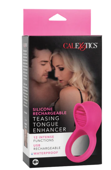 Silicone Rechargeable Teasing Tongue Enhancer
