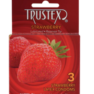 Trustex Flavored Condom-Strawberry (3 Pack)