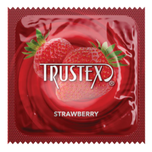 Trustex Flavored Condom-Strawberry 12pk (Subscription)