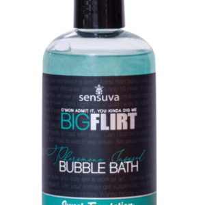 Sensuva Big Flirt Pheromone Bubble Bath-Sweet Temptation 8oz