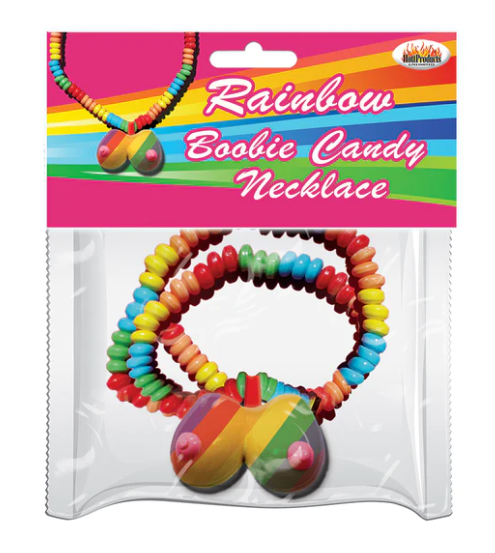 Rainbow Boobie Candy Necklace