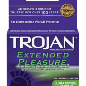 Trojan Extended Pleasure Lubricated Condoms - 3 Pack (Subscription)