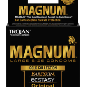 Trojan Magnum Large Size Gold Collection Condoms - 3 Pack (Subscription)