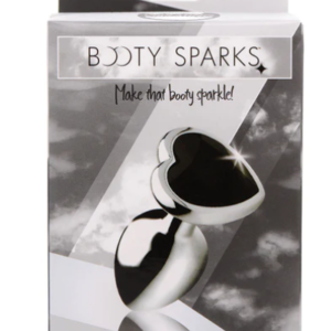 Booty Sparks Black Heart Gem Anal Plug