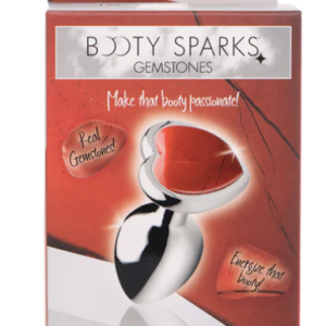 Booty Sparks Gemstones Red Jasper Heart