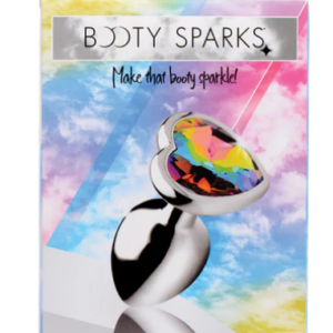 Booty Sparks Rainbow Prism Heart Anal Plug