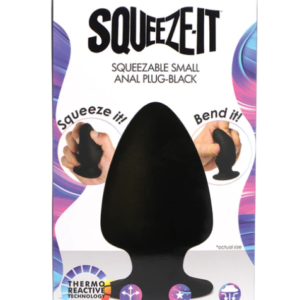 Squeeze-It Squeezable Anal Plug Black