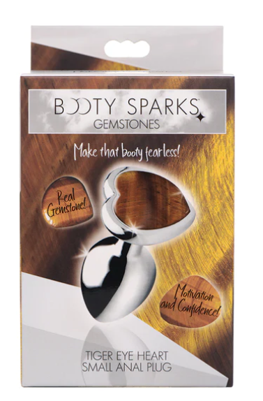Booty Sparks Gemstones Tiger Eye Heart