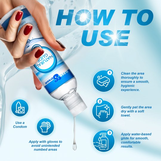 CleanStream Water-Based Anal Lube 8 oz (Subscriptions) - Image 2