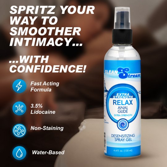 Relax Extra Strength Anal Lube - 4.4 oz - Image 5